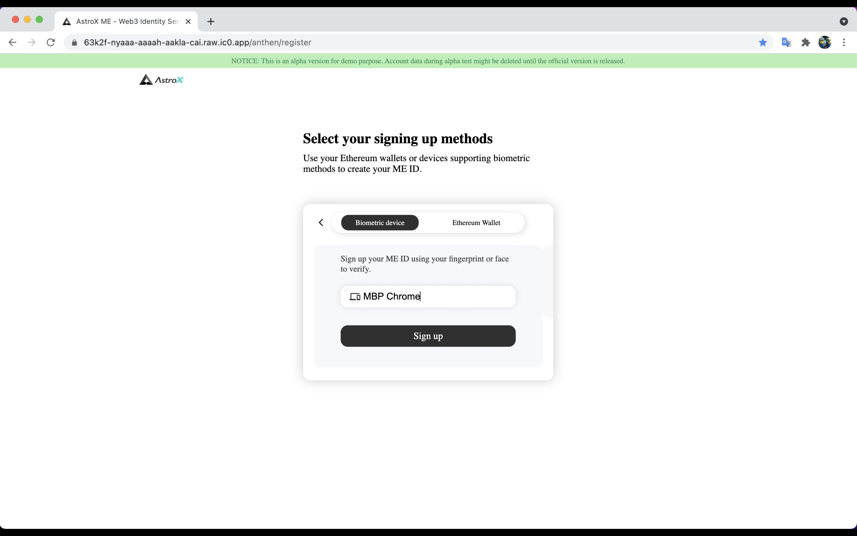 homepage