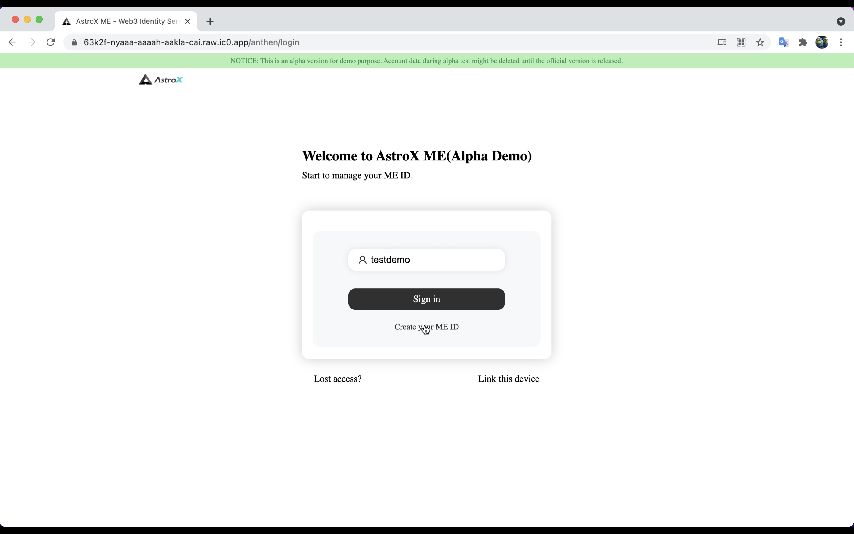 homepage
